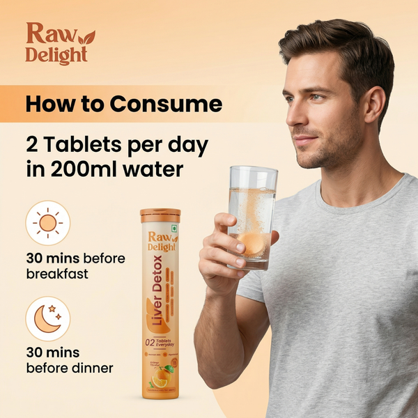 Liver Detox Effervescent Tablet - Drop Fizz & Drink